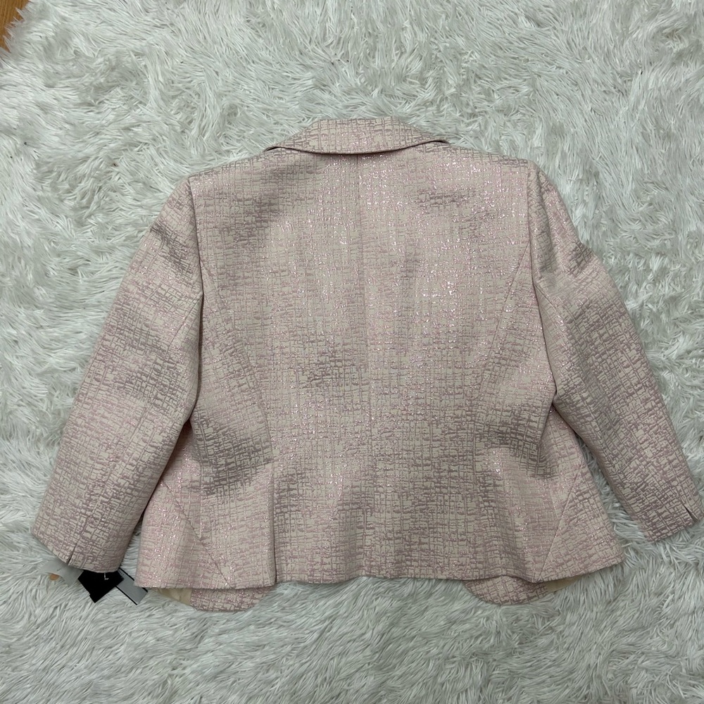 NWT. 2-Pc.Tahari Suit. Light Pink Textured Women's size 12 - Picture 7 of 9